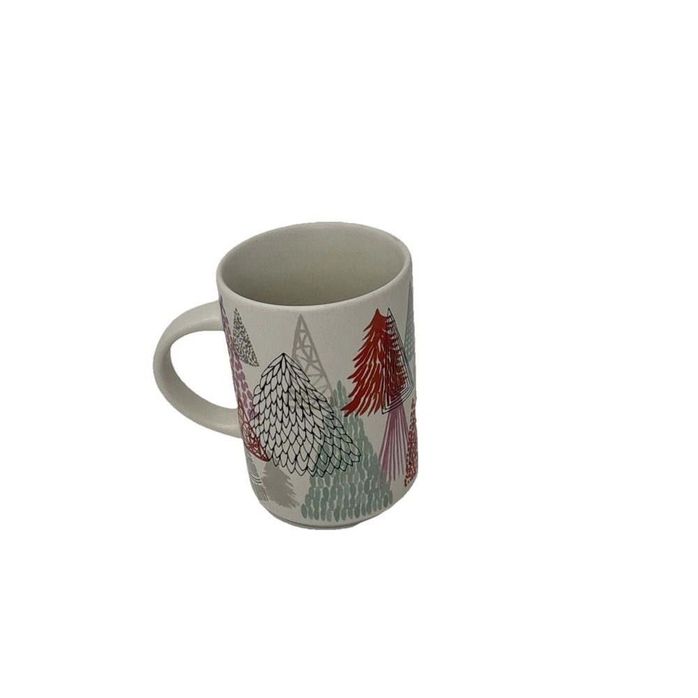 STARBUCKS 2017 Christmas Trees 12oz Matte Holiday Coffee/Tea Mug